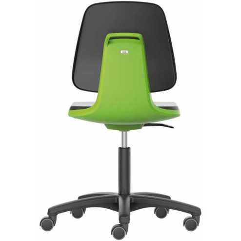 Ergonomischer Reinraumstuhl Labsit 2 | K-Leder grün | Sitzhöhe 450-650 mm | mit Rollen Ergonomischer Reinraumstuhl Labsit 2 | K-Leder grün | Sitzhöhe 450-650 mm | mit Rollen