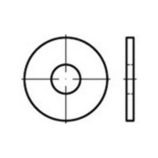 TOOLCRAFT ISO 7093 Edelstahl Unterlegscheiben - TO-5378037