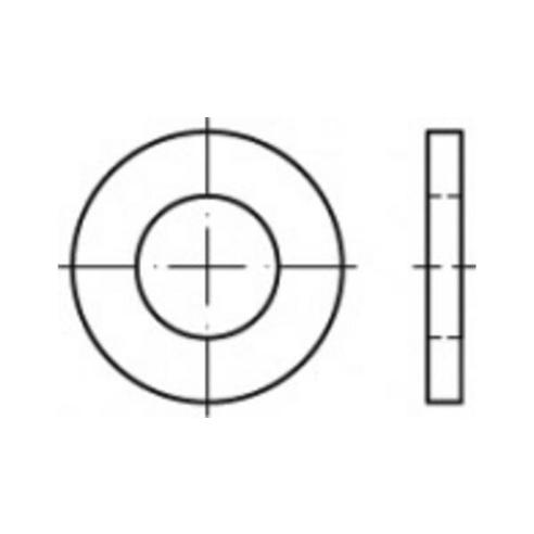 TOOLCRAFT Edelstahl Unterlegscheiben ISO 8738 - TO-5378412