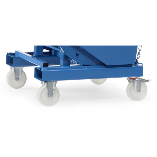 Rollensatz für Selbstkipper 6090 + 6120 | 2 Lenk- und 2 Bockrollen | Polyamidräder 200 x 50 mm