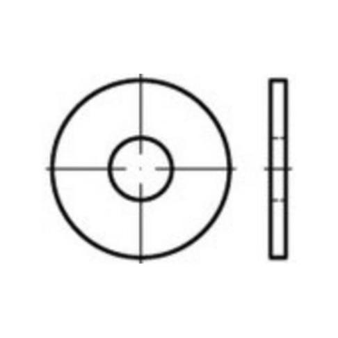 TOOLCRAFT Edelstahl Unterlegscheiben ISO 7093 A4 - TO-5378028