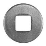 Edelstahlscheiben DIN 440-V A2 – M6 (6,6mm) für Holzkonstruktionen | Quadratisches Loch (Form V)