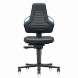 Bimos Nexxit 2 Laborstuhl - Stoff | Blau | Sitz-Stopp-Rollen (9533) Bimos Nexxit 2 Laborstuhl - Stoff | Blau | Sitz-Stopp-Rollen (9533)