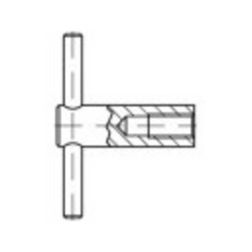 TOOLCRAFT Knebelmuttern M16 DIN 6305 - Stahl brüniert, 1 Stück
