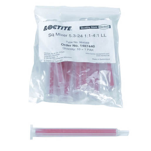 Loctite Statikmischer 2900614 – Präziser 2K Epoxidharz Mischkopf, 12 Stück