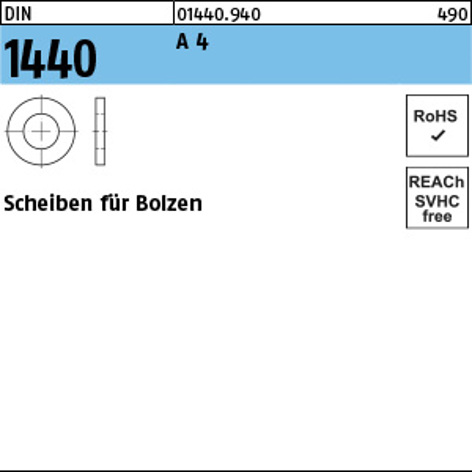 DIN 1440 A4 Edelstahl - 60 A4 S