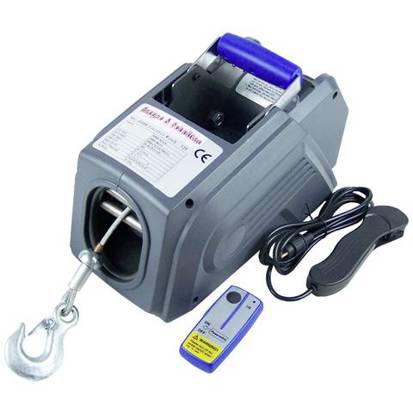 Seilwinde KDJ-2000 R - Zugkraft 400kg (stehend), 2700kg (rollend) - Funkbetrieb