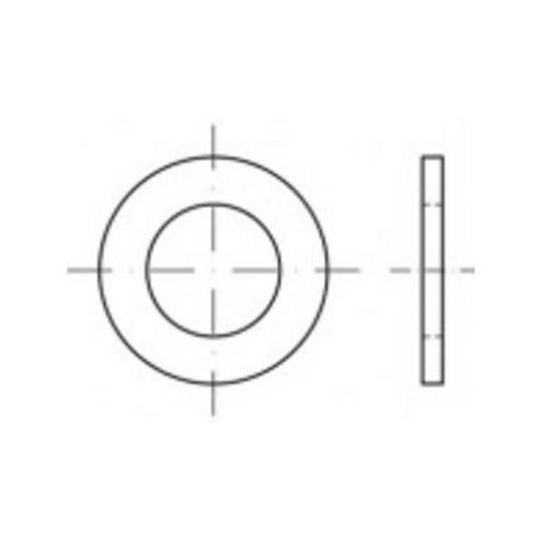 TOOLCRAFT Edelstahl Unterlegscheiben ISO 7092 A2 - TO-5377962