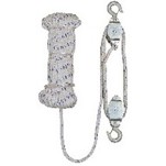 Flaschenzug 250kg - Bauseilzug mit 25m Seil