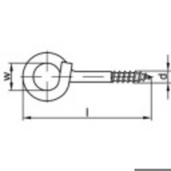 TOOLCRAFT Deckenhaken 140mm - Starke, galvanisch verzinkte Stahl-Haken