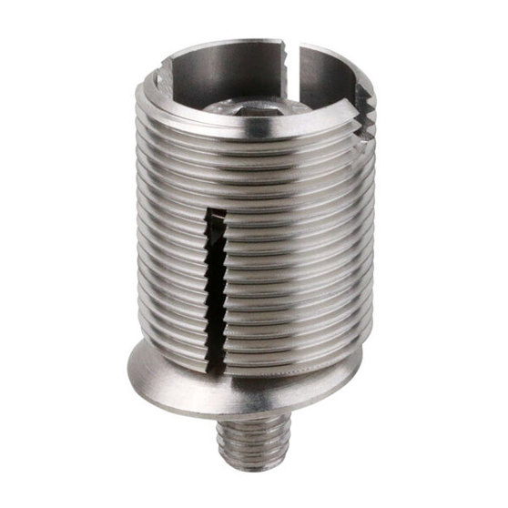 Edelstahl Nivellierelement M36x1,5 - ISO 7092