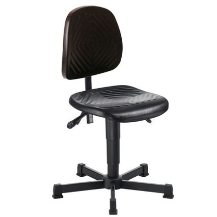 Arbeitsdrehstuhl Workster Basic - Reinraumstuhl mit höhenverstellbarer Sitzhöhe bis 580 mm und hohem Rücken Arbeitsdrehstuhl Workster Basic - Reinraumstuhl mit höhenverstellbarer Sitzhöhe bis 580 mm und hohem Rücken