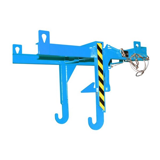 Lackierte Traverse für Stapelkipper RAL 5012 Lichtblau – Stapler Anbaugerät