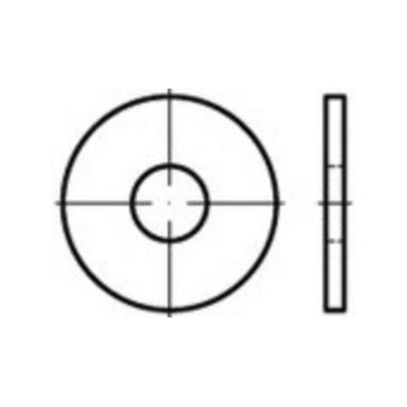 TOOLCRAFT Edelstahl Unterlegscheiben ISO 7093 A4 - TO-5378025