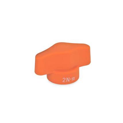 Schwenk-Flügelmutter GN 5320 - M5 - 3 - Orange