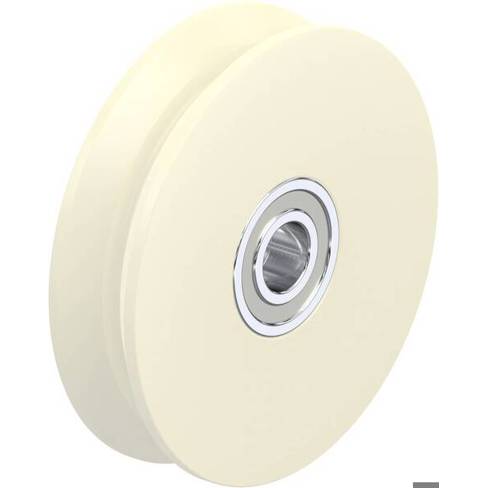 Doppel-Spurkranzrad 100 mm Durchmesser - Tragfähigkeit bis 150 kg - 1 Stück Doppel-Spurkranzrad 100 mm Durchmesser - Tragfähigkeit bis 150 kg - 1 Stück