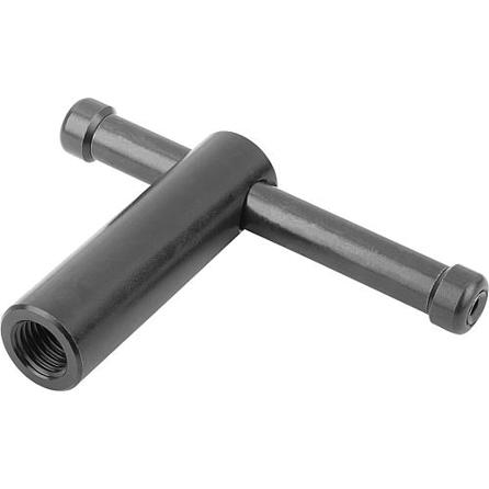 Knebelmutter D1=M20 aus Stahl - Loser Knebel