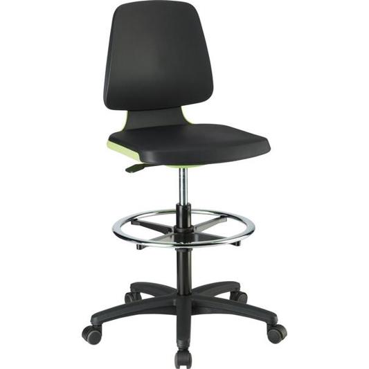 Reinraumstuhl Labsit - Ergonomischer Laborstuhl mit Sitz-Stop (560-810 mm) - Grüne Sitzschale Reinraumstuhl Labsit - Ergonomischer Laborstuhl mit Sitz-Stop (560-810 mm) - Grüne Sitzschale