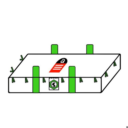 Plattenbag Transportsack mit Hebeschlaufen - Tragfähigkeit 1.225 kg