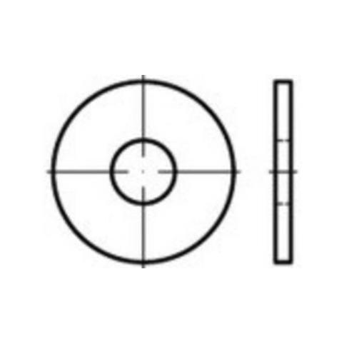 TOOLCRAFT ISO 7093 Edelstahl Unterlegscheiben - TO-5378046