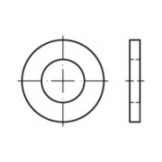 TOOLCRAFT Edelstahl Unterlegscheiben ISO 8738 - TO-5378403